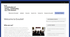 Desktop Screenshot of exsultet.us